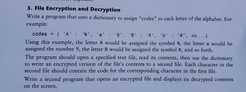 Solved Write a Python program that uses a dictionary to | Chegg.com