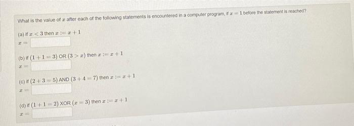 Solved Classify Each Of The Sentences Below As An Atomic 0858