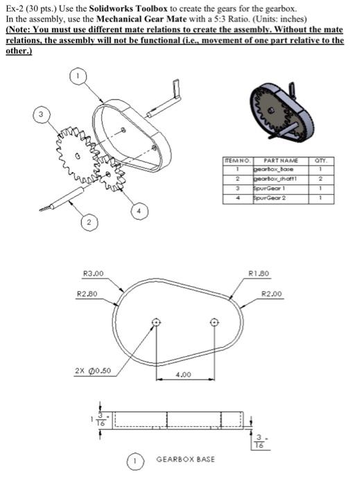 Solved (3) SPUR GEAR I 20 TEETH PITCH DIAMETER 5 DIAMETRAL | Chegg.com