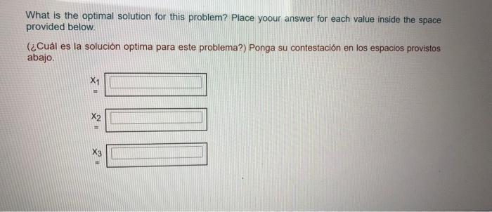 Solved For the formulation shown below calculate the optimal | Chegg.com