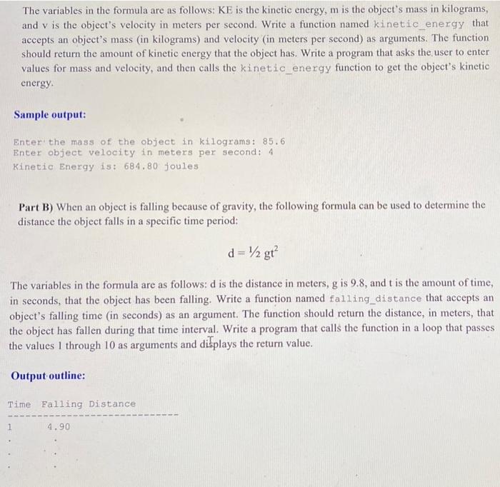 Solved Part A) in physics, an object that is in motion is | Chegg.com