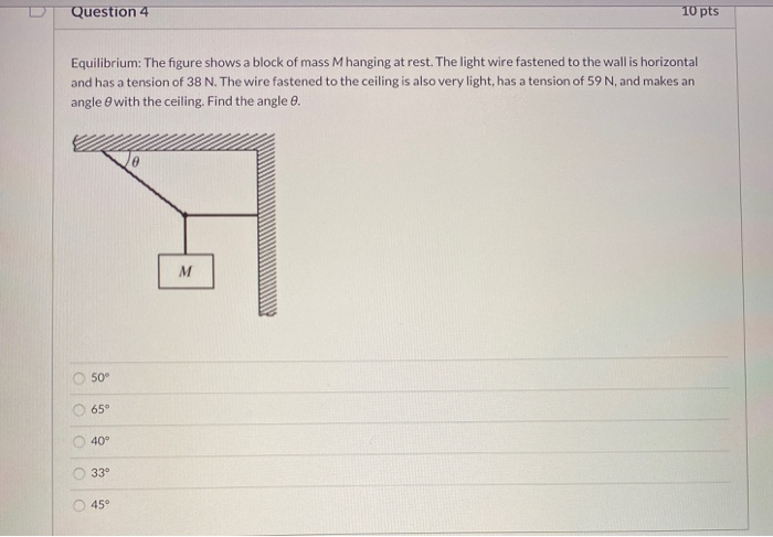 Solved Question 4 10 Pts Equilibrium: The Figure Shows A | Chegg.com