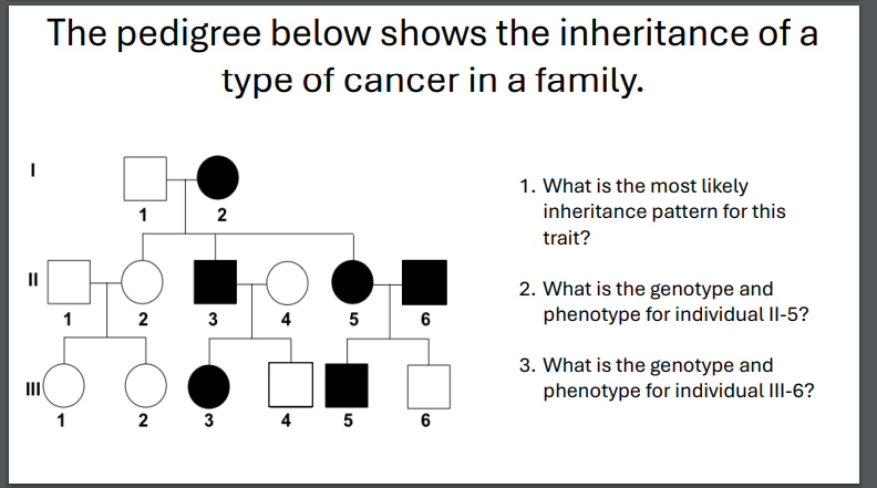 Solved The pedigree below shows the inheritance of atype of | Chegg.com
