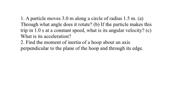 moment of inertia of a circle at its edge