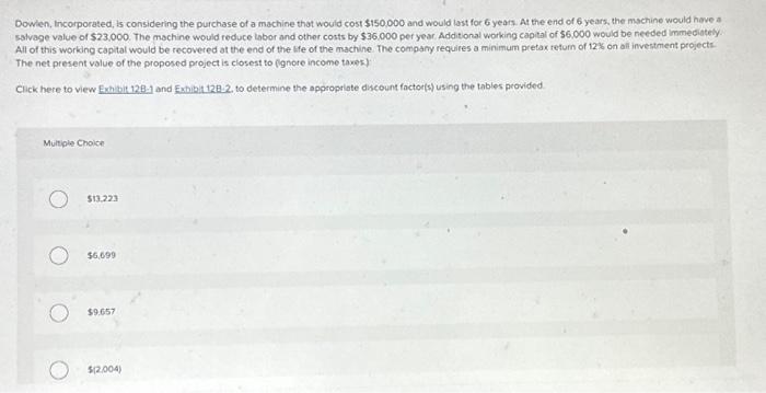 solved-dowen-incorporated-is-considering-the-purchase-of-a-chegg