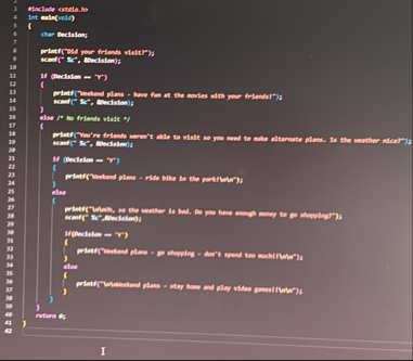 Solved What is wrong with my code?( | Chegg.com