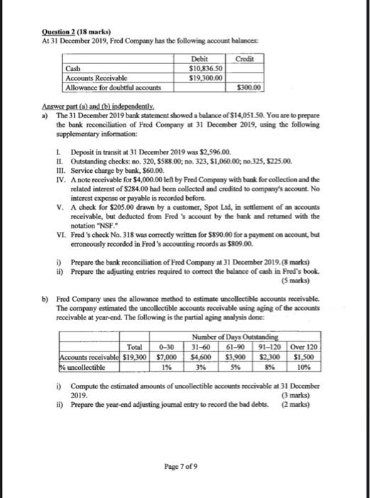 Solved Section A (12 marks) Multiple Choice Questions Answer | Chegg.com