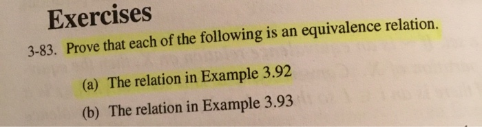 Solved 3-83 Prove A And B, The Examples The Problem Refer To | Chegg.com