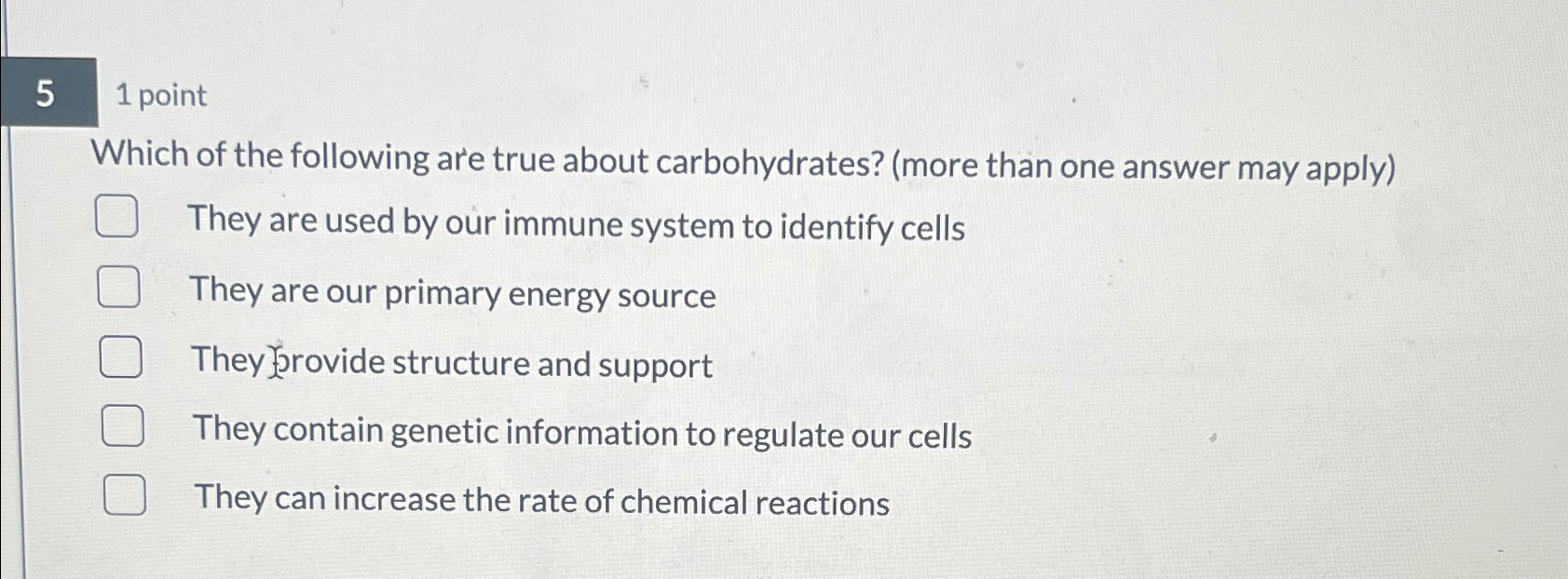 Solved 51 ﻿pointWhich of the following are true about | Chegg.com