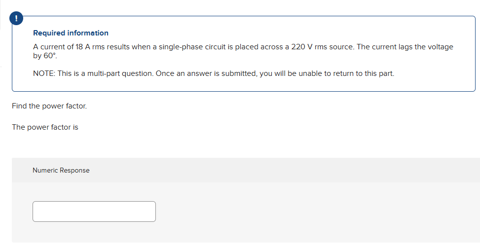 Power Factory Rms Results Solved Required informationA current of 18 A rms results | Chegg.com