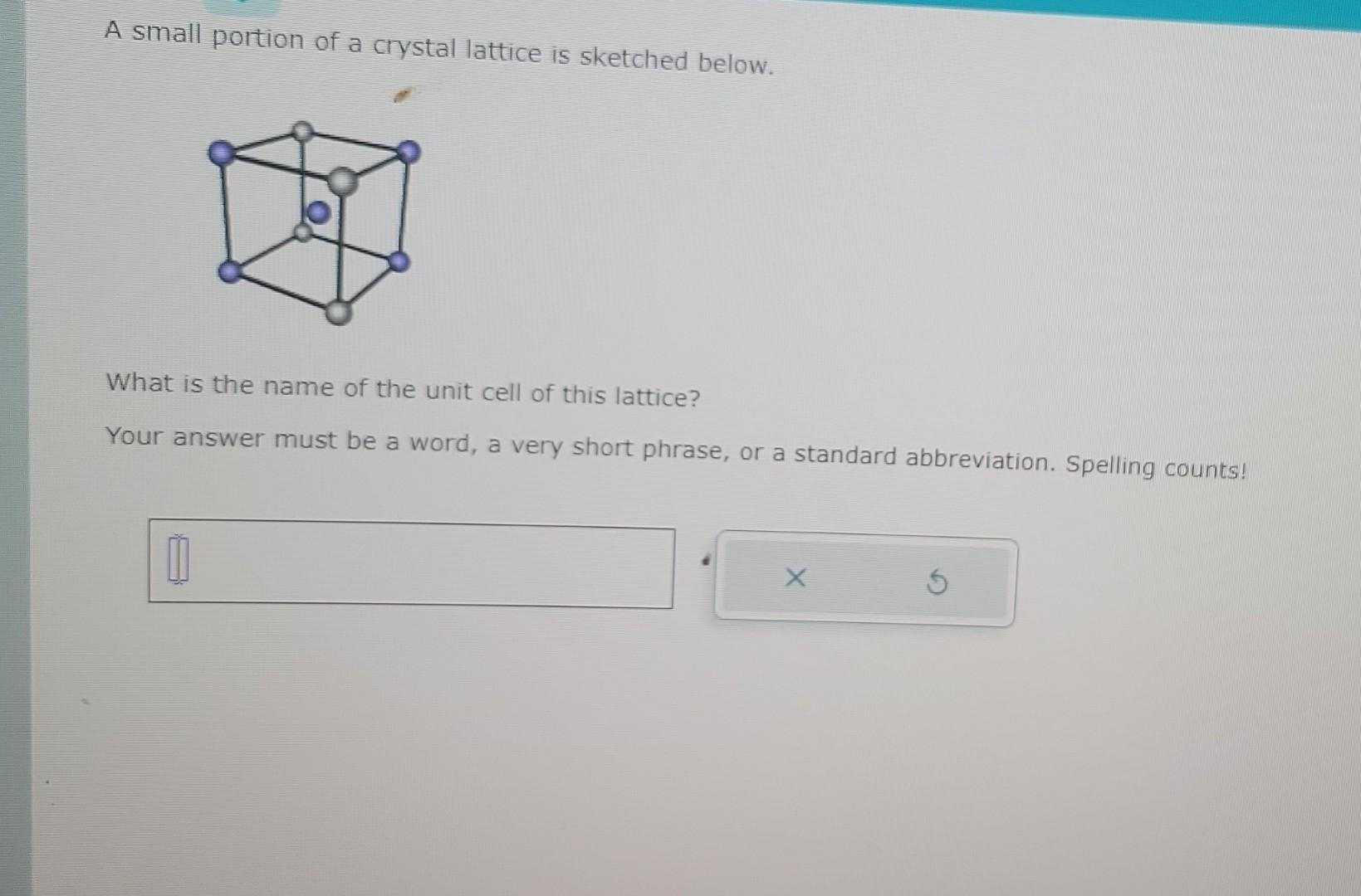 solved-a-small-portion-of-a-crystal-lattice-is-sketched-chegg