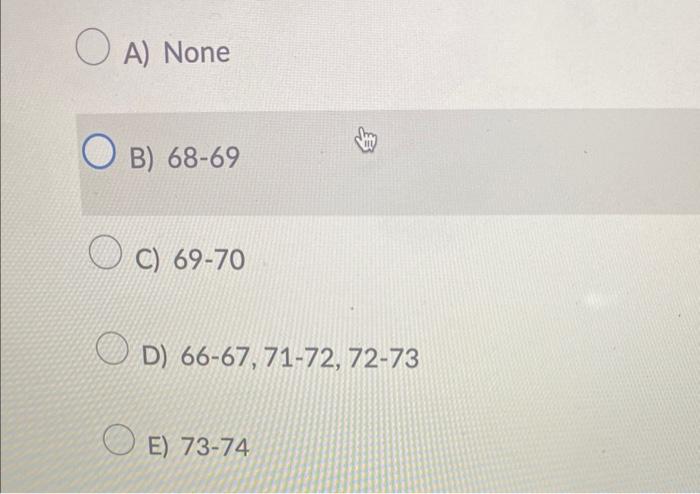 Solved Using the histogram below, identify the mode. A) None | Chegg.com