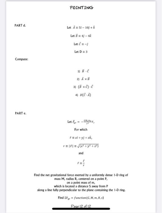 Solved Pointing Part D Let A 51 10j R Let B 49 Chegg Com