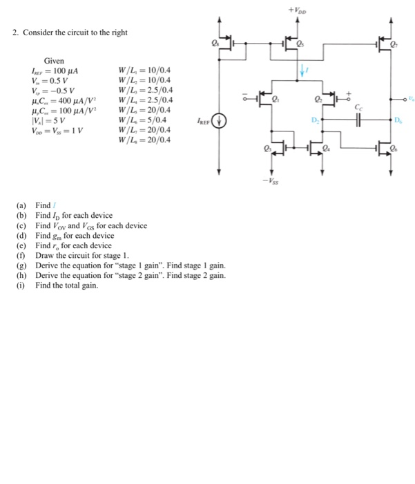 Solved 2 Consider The Circuit To The Right Given X 100 Chegg Com