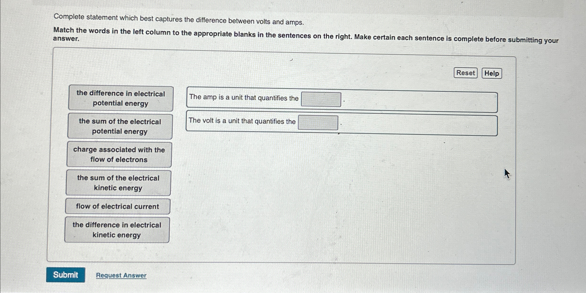 Solved Complete statement which best captures the difference | Chegg.com