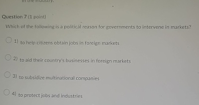 Solved Question 7 (1 ﻿point)Which of the following is a | Chegg.com