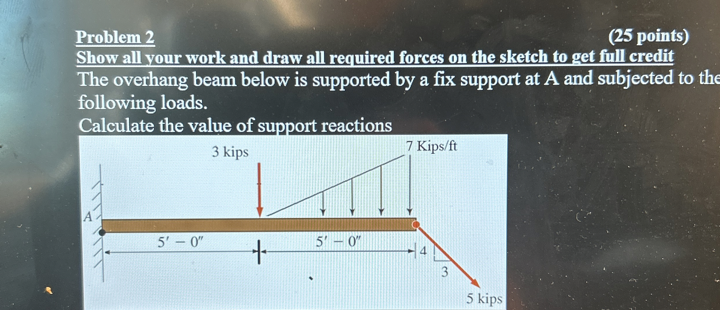 Solved by an EXPERT Problem 2(25 ﻿points)Show all your work and draw ...