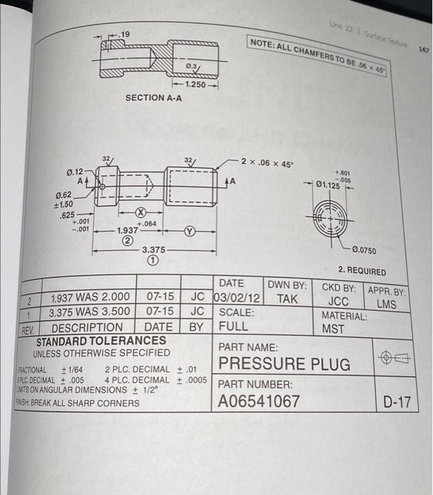 Solved ASSIGNMENT D-17: PRESS 1. What does roughness refer | Chegg.com