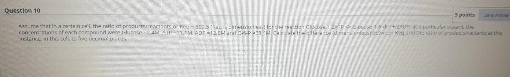 Solved Question 8 of 10 Question 8 5 points Save An For the | Chegg.com