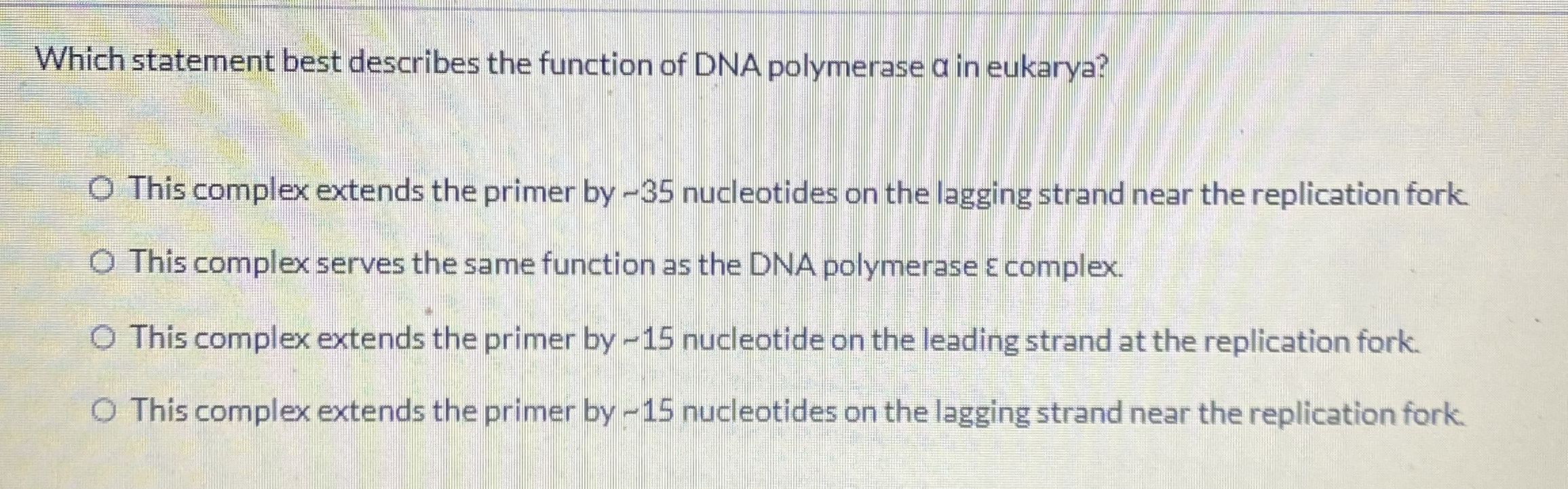 Solved Which statement best describes the function of DNA | Chegg.com