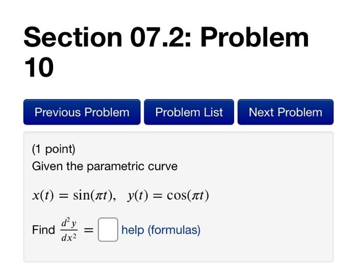 Solved Section 06.2: Problem 2 Previous Problem Problem List | Chegg.com