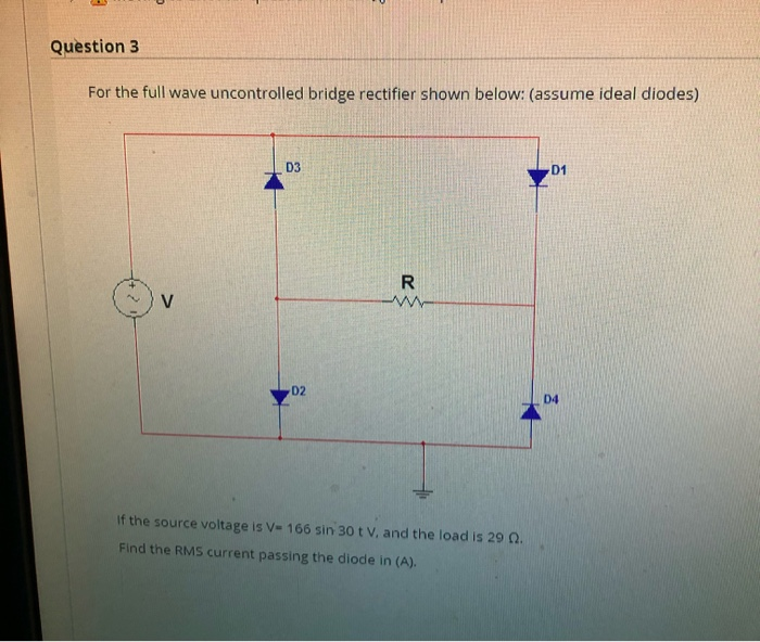 uncontrolled bridge rectifier