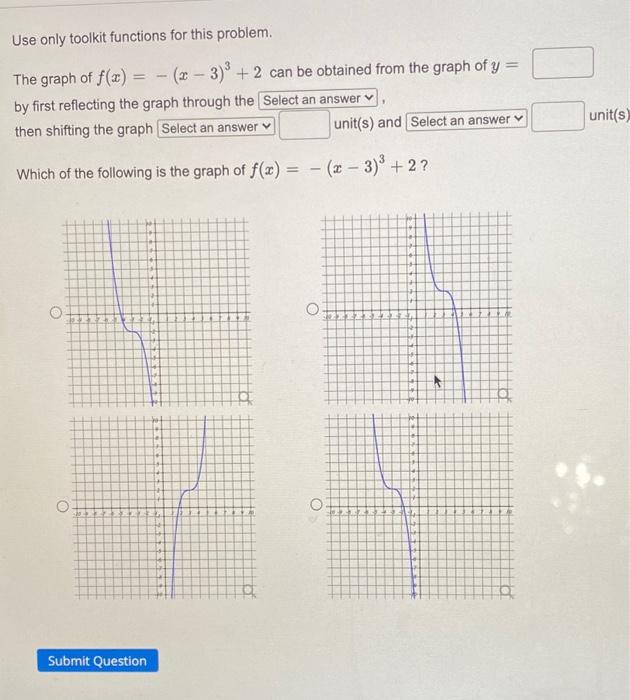 Solved Question 12 0/3 pts Use only toolkit functions for | Chegg.com