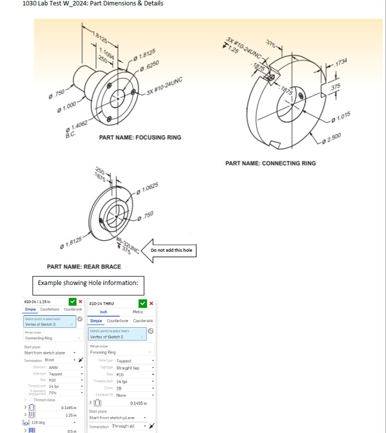Solved Draw This Three Part Using Onshape In One Master Chegg Solved Draw This Three Part Using Onshape In One Master Chegg