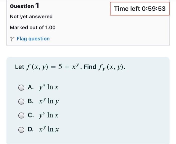 Solved Question 1 Not yet answered Marked out of 1.00 p Flag