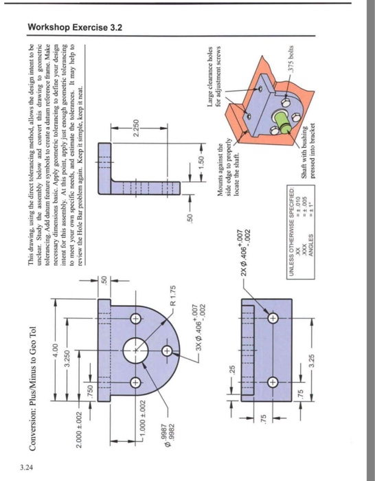 Solved Conversion: Plus/Minus to Geo Tol -4.00 -- 3.250 This | Chegg.com
