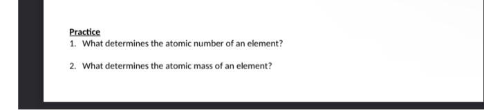 which part of an element determines its atomic number