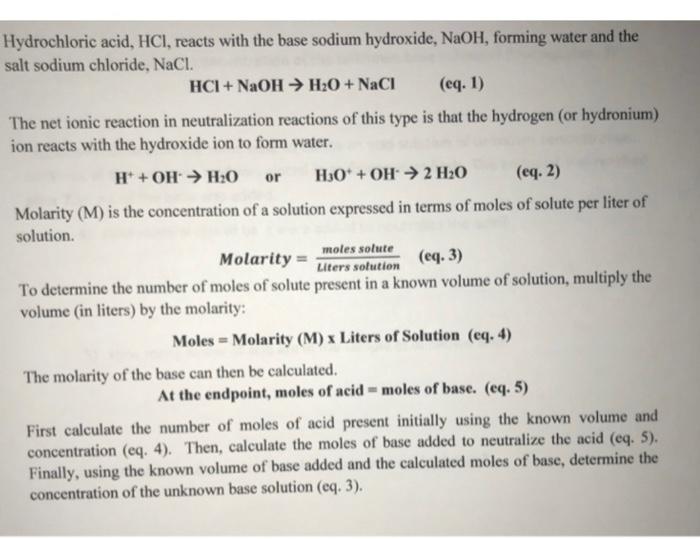 Solved hello, please help me withmoles base used to titrate