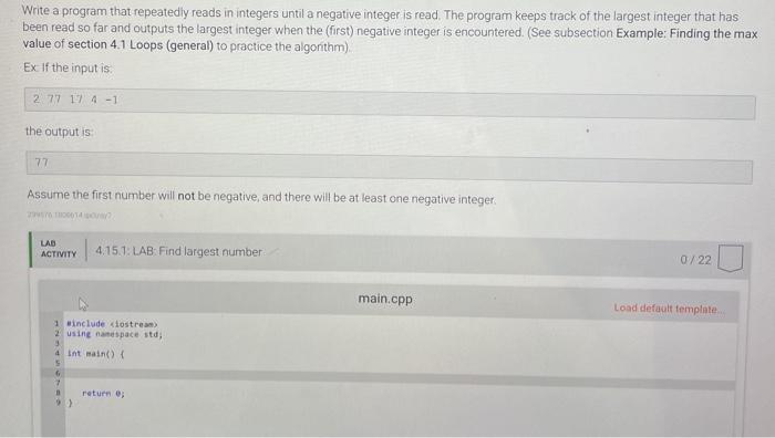 Solved Write A Program That Repeatedly Reads In Integers | Chegg.com