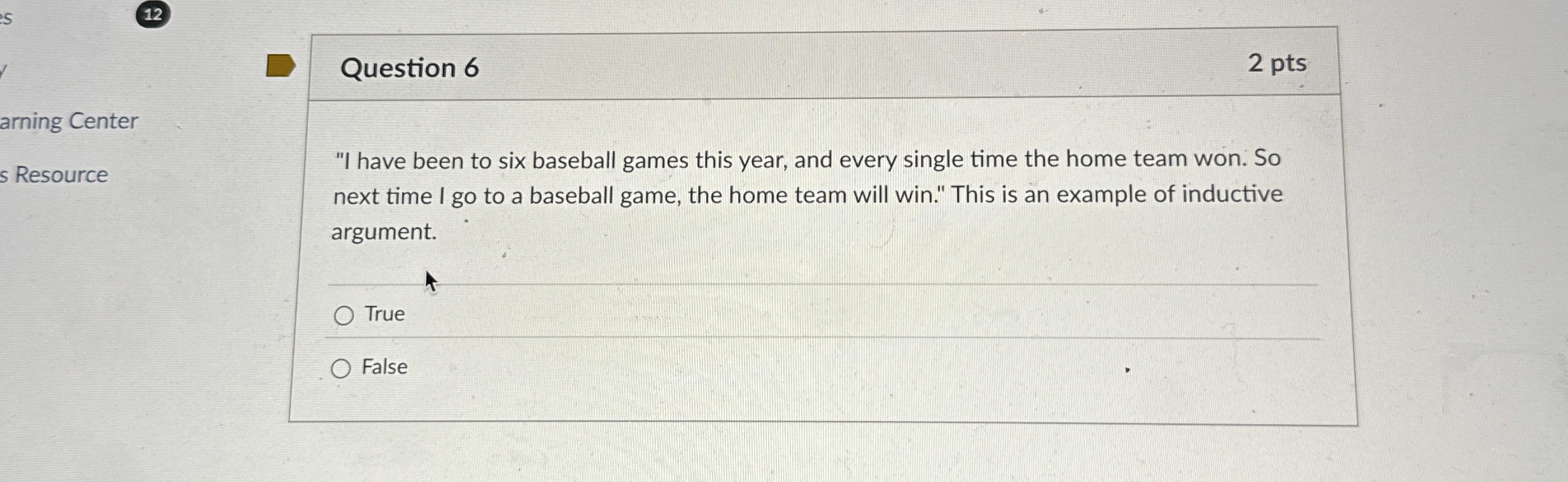 Solved 12Question 62 ﻿ptsarning Centers Resource"I have been