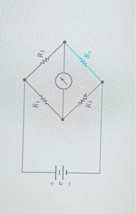 Solved The Bridge Circuit Shown In (Eoure 1 ) Is Energized | Chegg.com