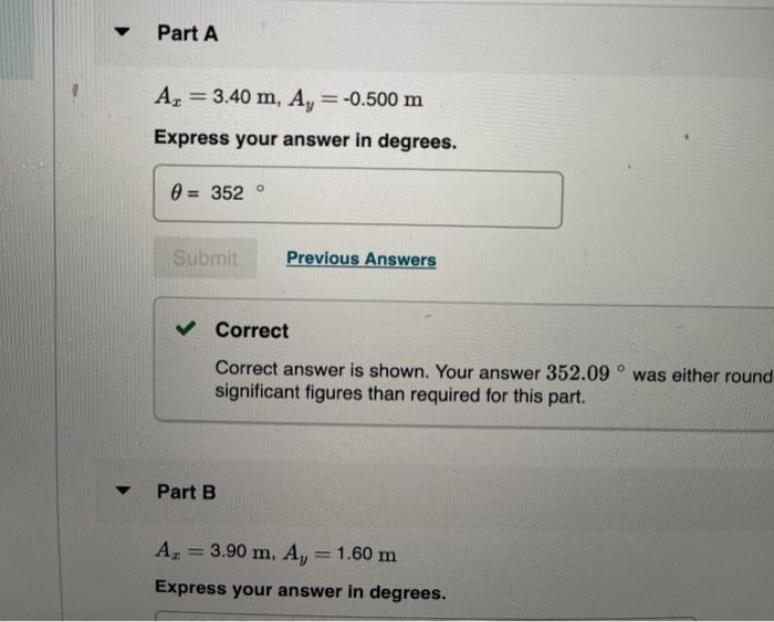 Solved Let Be The Angle That The Vector A A Makes With Chegg Com