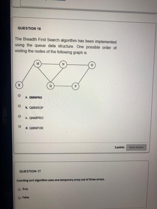 Solved Question Completion Status: QUESTION 1 Consider the | Chegg.com