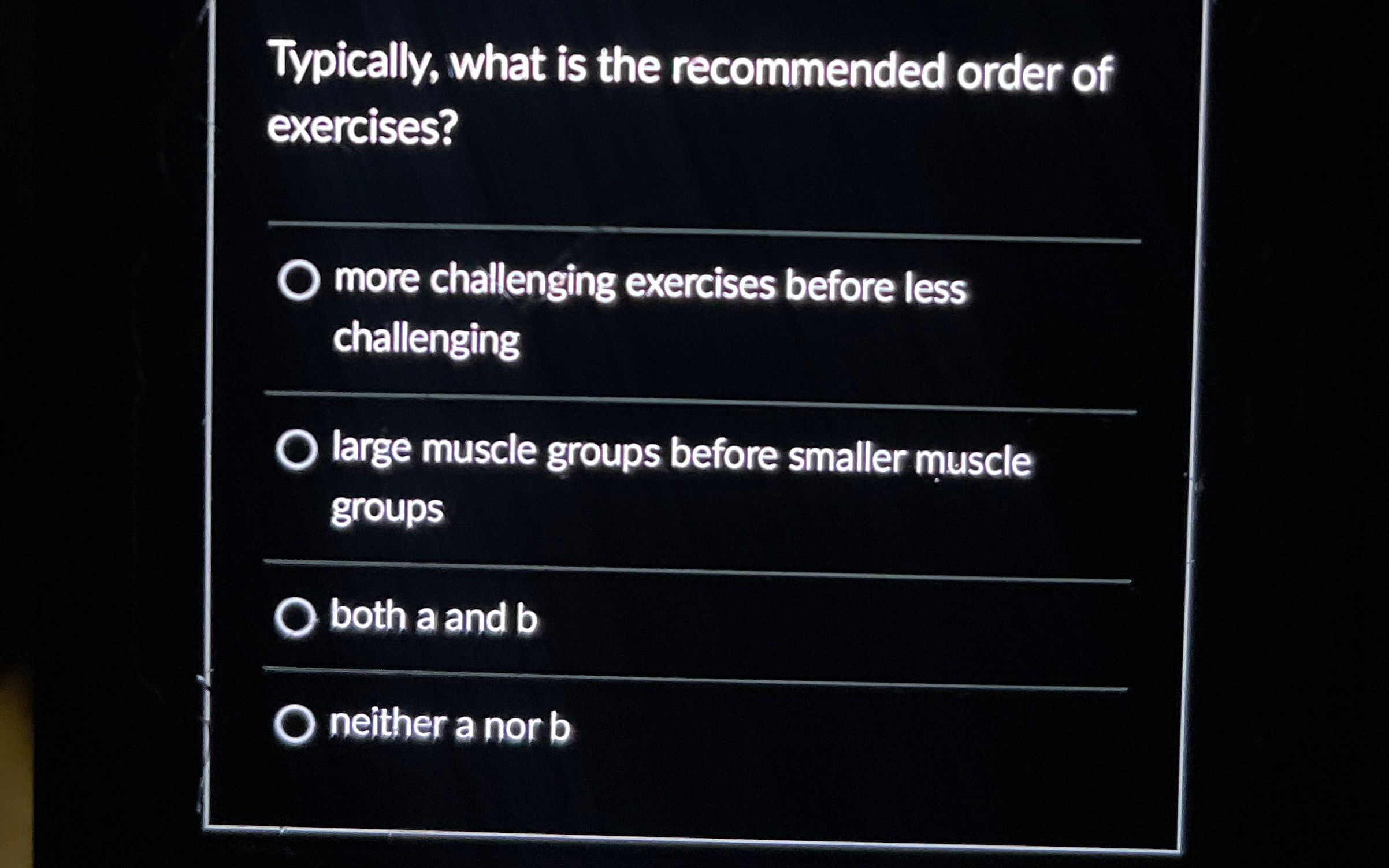 Solved Typically, what is the recommended order of | Chegg.com