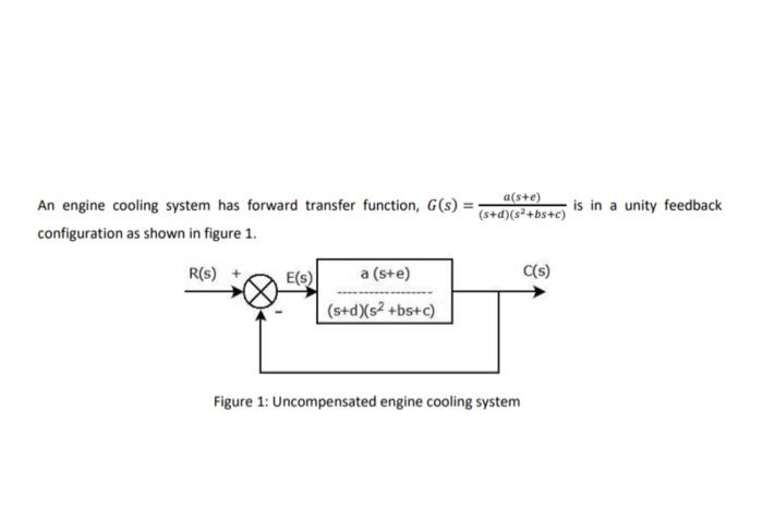 Solved An engine cooling system has forward transfer | Chegg.com