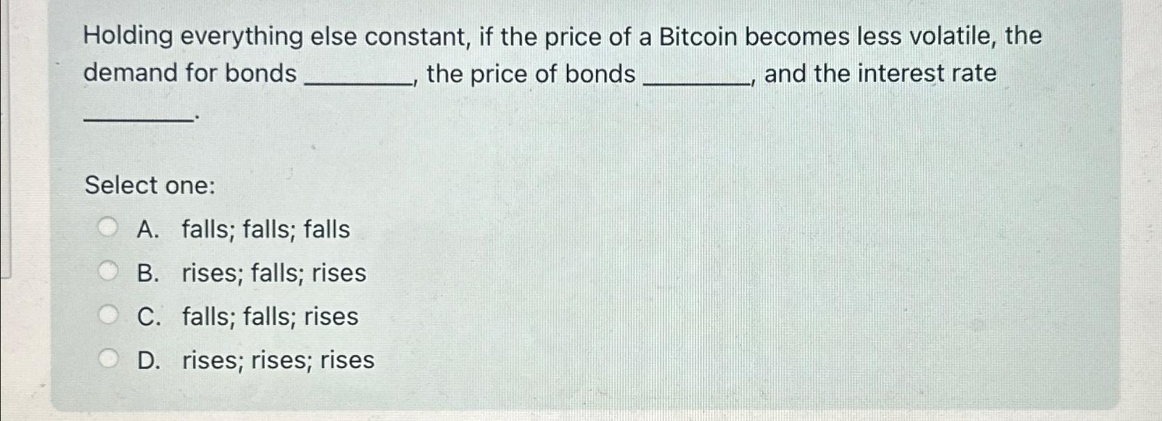 Solved Holding everything else constant, if the price of a | Chegg.com
