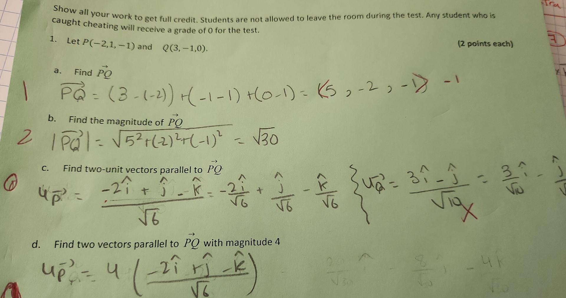 Solved Show all your work to get full credit. Students are | Chegg.com