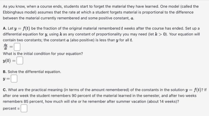 Solved As you know, when a course ends, students start to | Chegg.com
