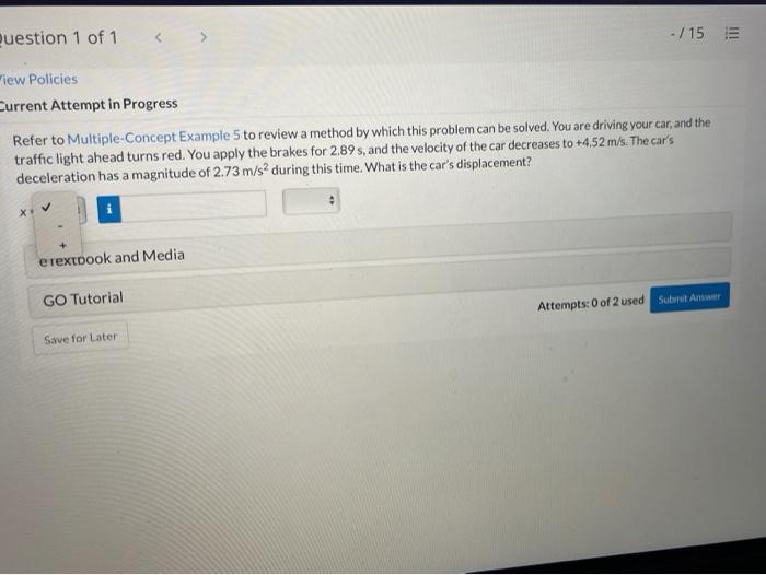 Solved View Policies Current Attempt in Progress Refer to | Chegg.com