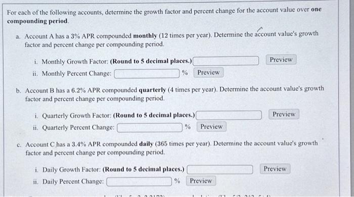Solved For each of the following accounts, determine the | Chegg.com