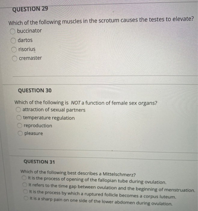 Solved Which of the following has NOT been found to be | Chegg.com