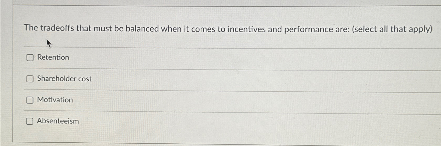 Solved The tradeoffs that must be balanced when it comes to | Chegg.com