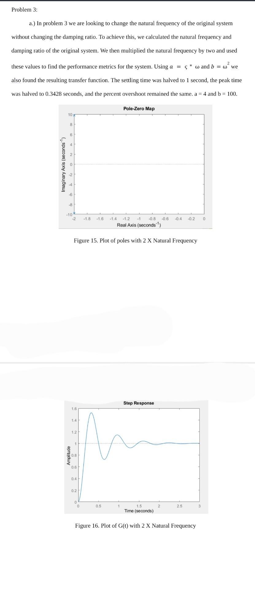 Solved 2 First Order Transfer Function a. Given the transfer | Chegg.com