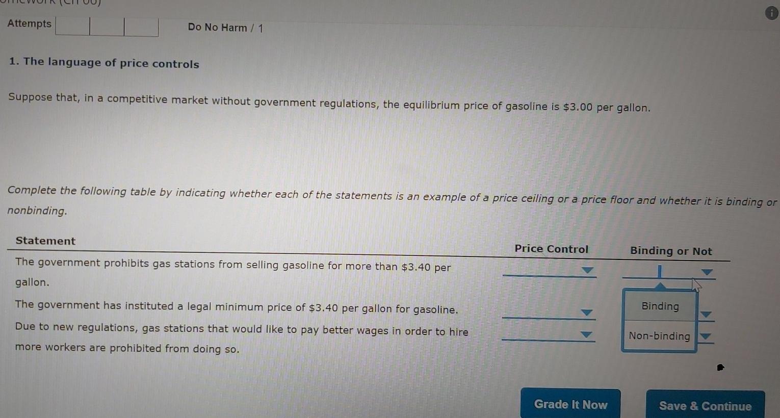 Solved Attempts Do No Harm / 1 1. The language of price | Chegg.com