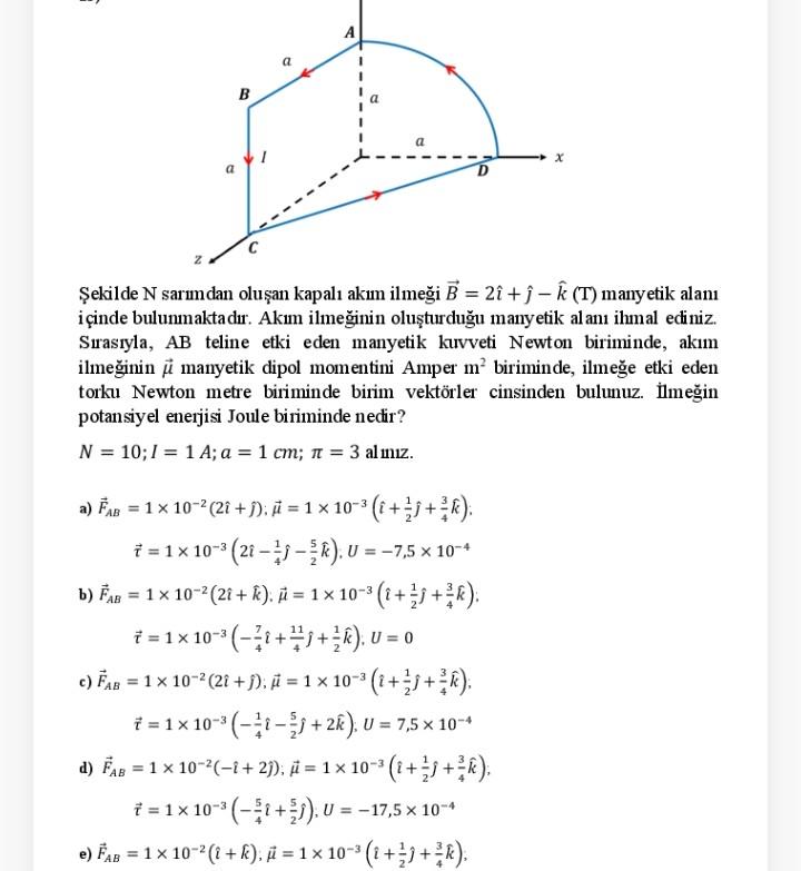 In The Figure The Closed Current Loop Consisting Of Chegg Com