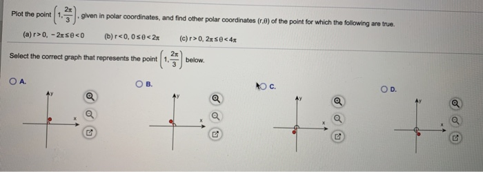 Solved 25 Plot the point given in polar coordinates, and | Chegg.com